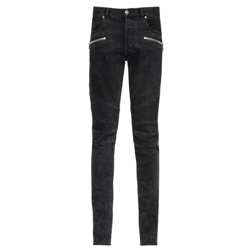 Dzinsy slim fit z bawełny