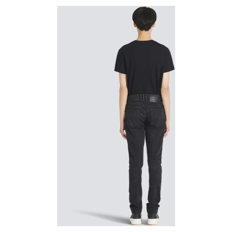 Dzinsy slim fit z bawełny