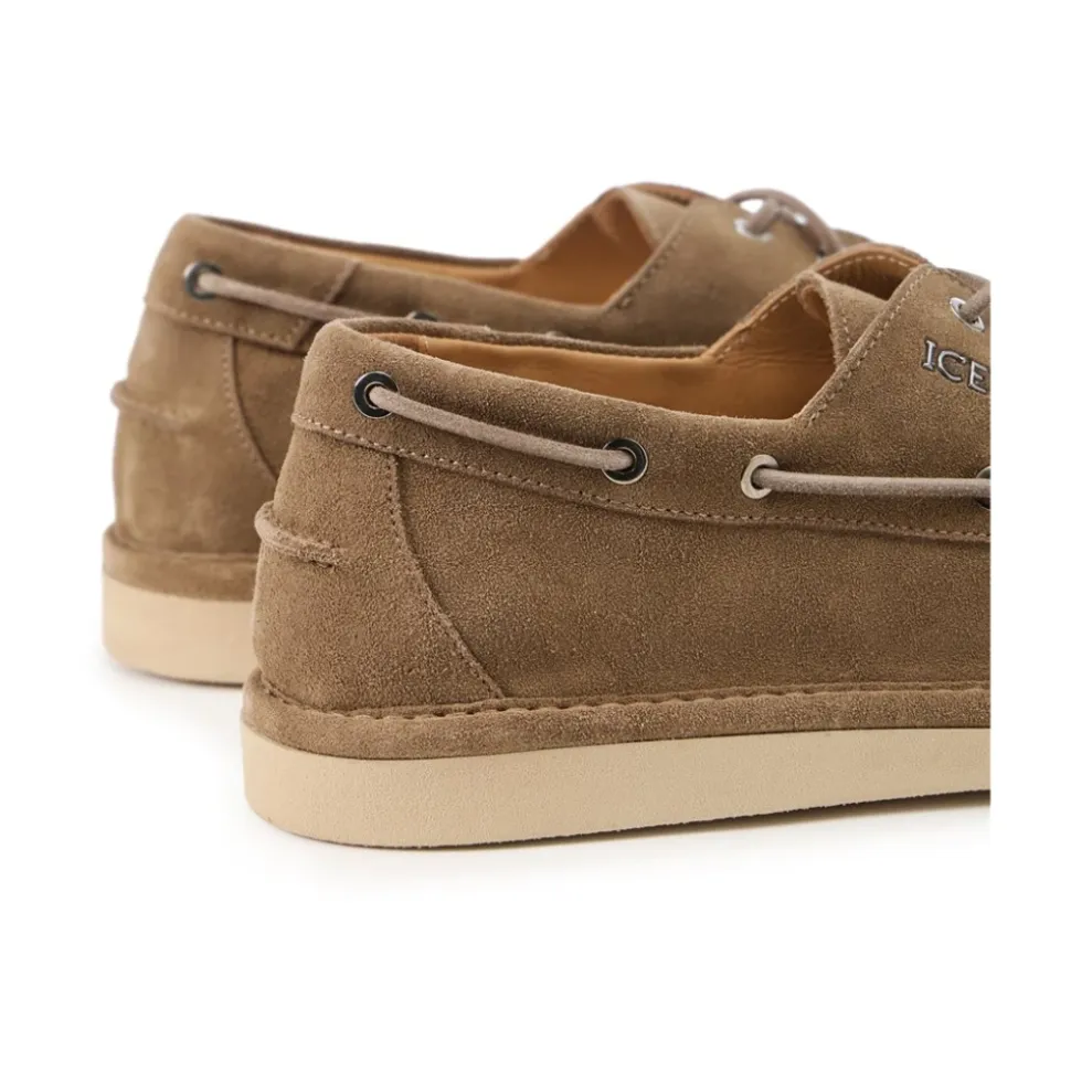 Ecru Sznurowane Buty