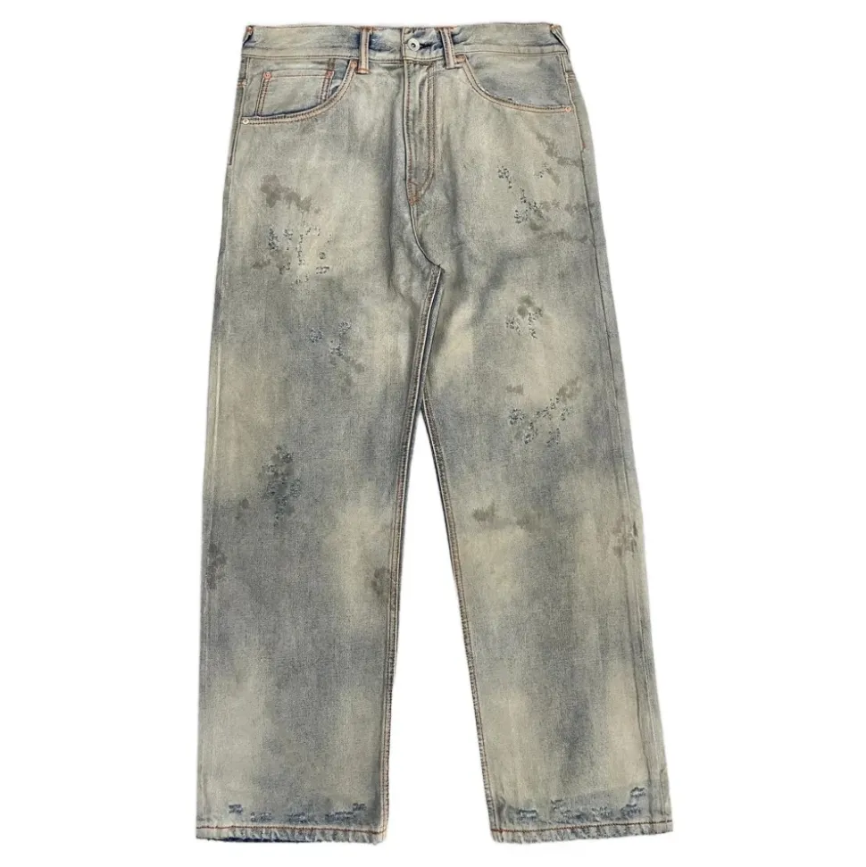 Ej Bleached Distressed 5P Jeans