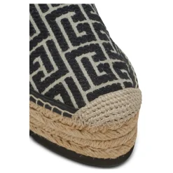 Espadryle Alex z żakardowym monogramem