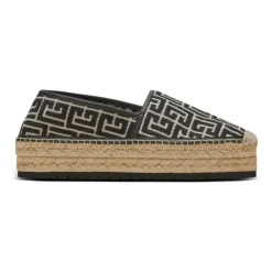 Espadryle Alex z żakardowym monogramem