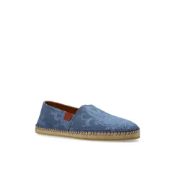 Espadryle z płótna z motywem paisley