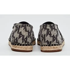 Espadryle z tkaniny w monogram