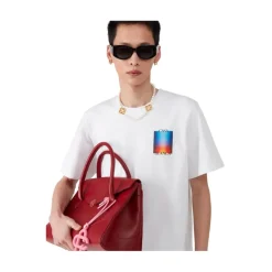 Gradient Casa Logo T-Shirt Biały