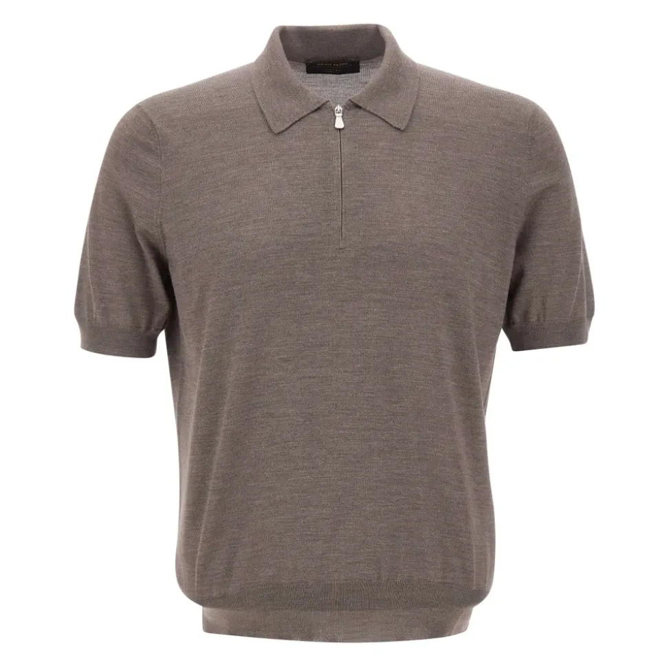 GRAN SASSO T-shirty i Polo BRĄZOWY