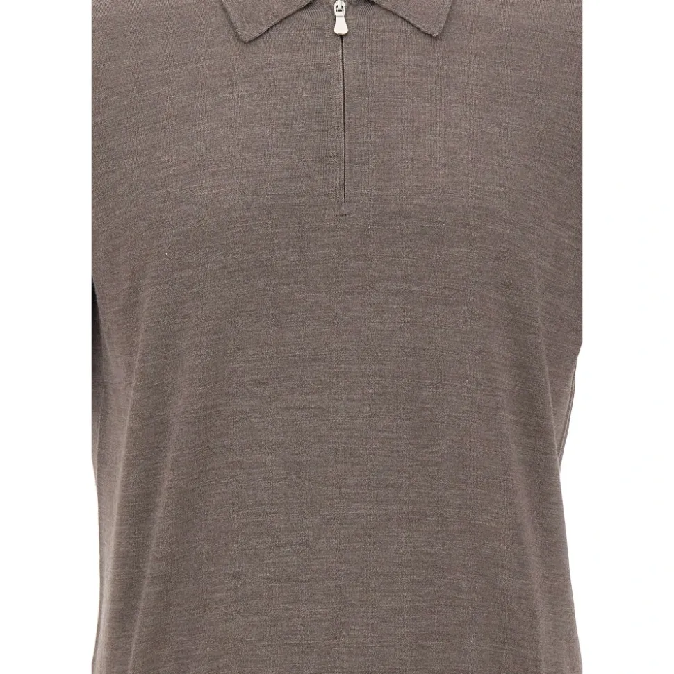 GRAN SASSO T-shirty i Polo BRĄZOWY