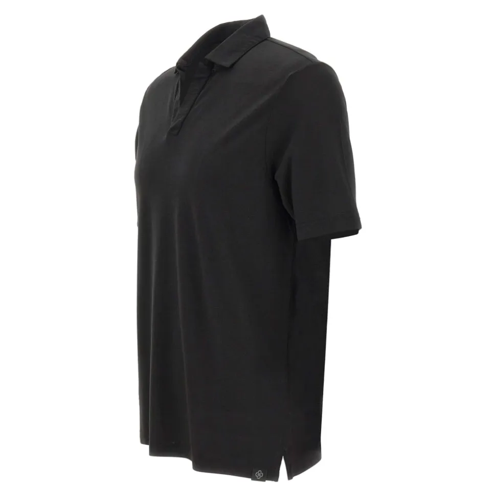 GRAN SASSO T-shirty i Polo CZARNY