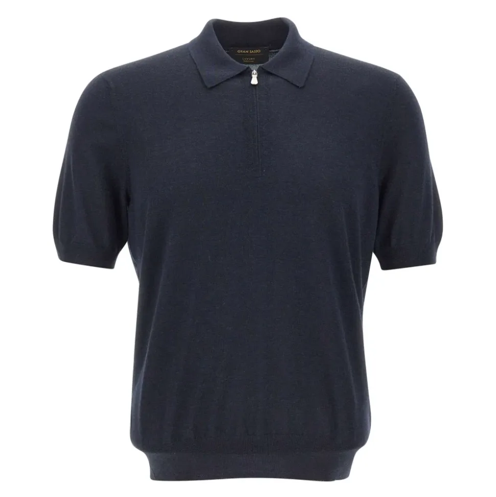 GRAN SASSO T-shirty i Polo NIEBIESKI