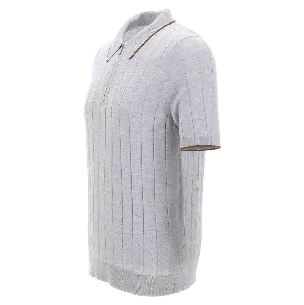 GRAN SASSO T-shirty i Polo SZARY