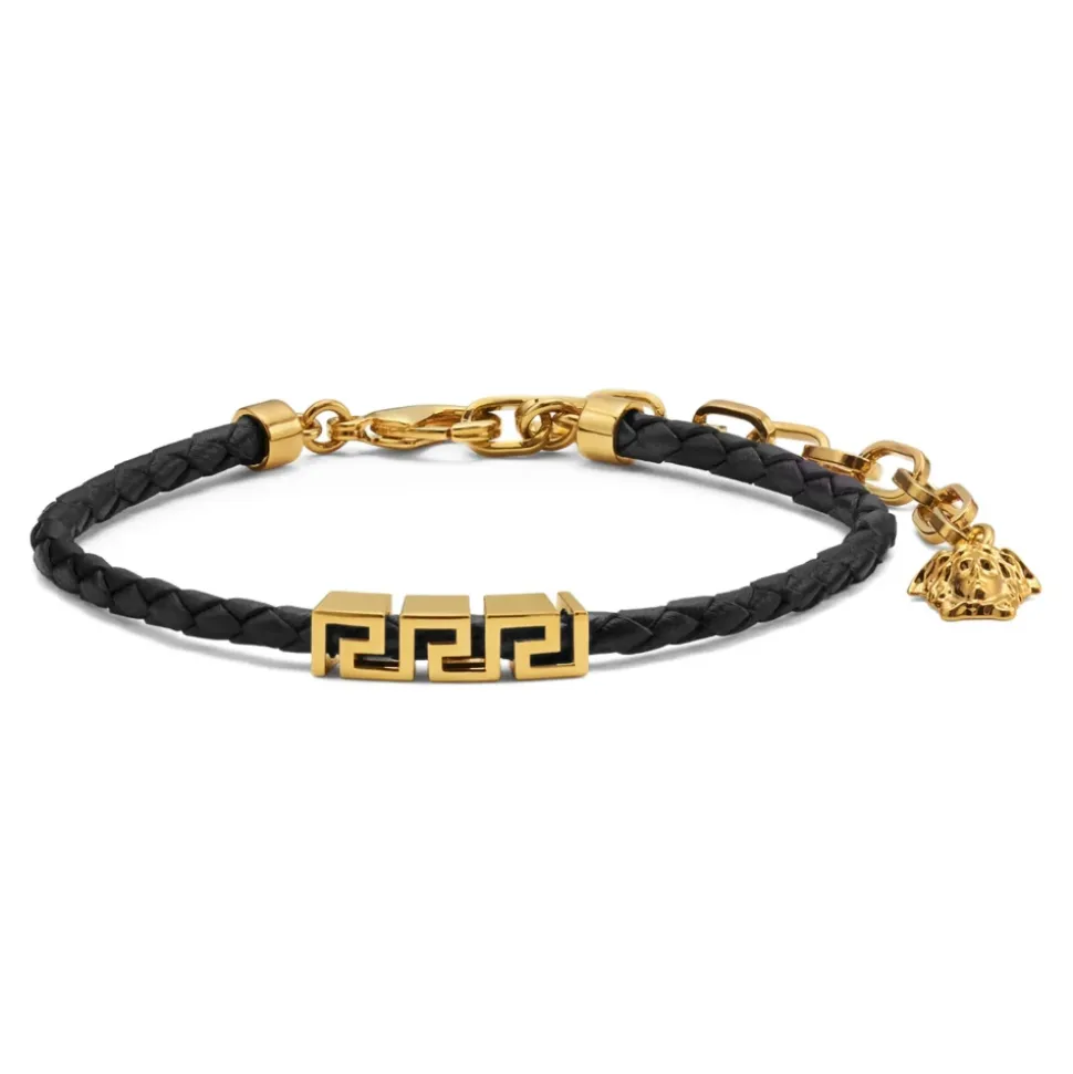Greca Leather Bracelet
