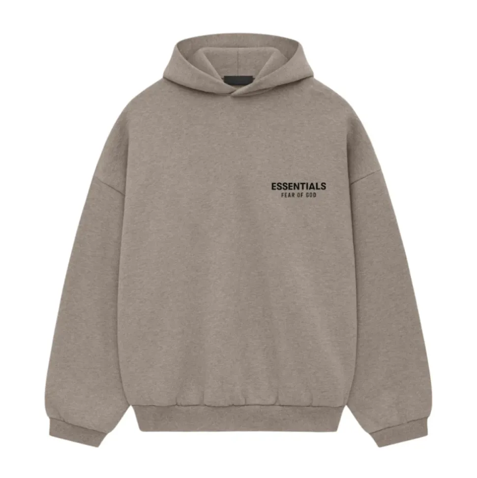 Heather Gray Fleece Hoodie Essentials