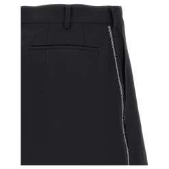 Herringbone Side-Zip Shorts
