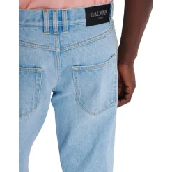 Jasnoniebieskie regular-fit jeansy dżinsowe
