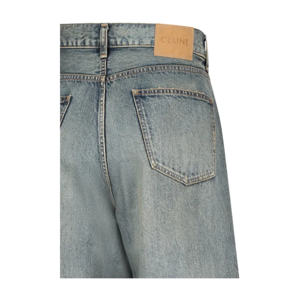 Jeansy Max z Bawełnianego Denimu