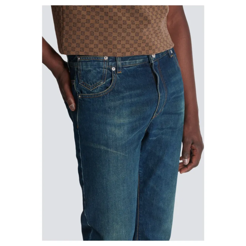 Jeansy Vintage Straight-leg