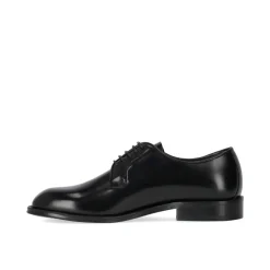 Klasyczne Buty Derby z Czarną Skórą