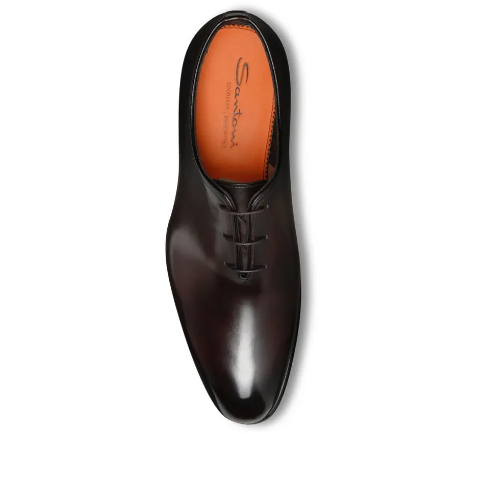 Klasyczne Buty Derby z Czarną Skórą