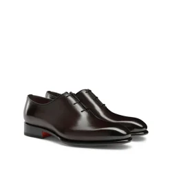 Klasyczne Buty Derby z Czarną Skórą