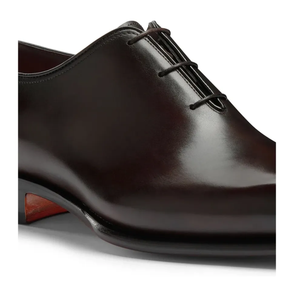 Klasyczne Buty Derby z Czarną Skórą