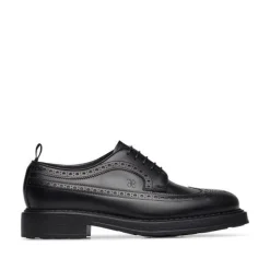 Klasyczne Czarne Buty Skórzane Oxford