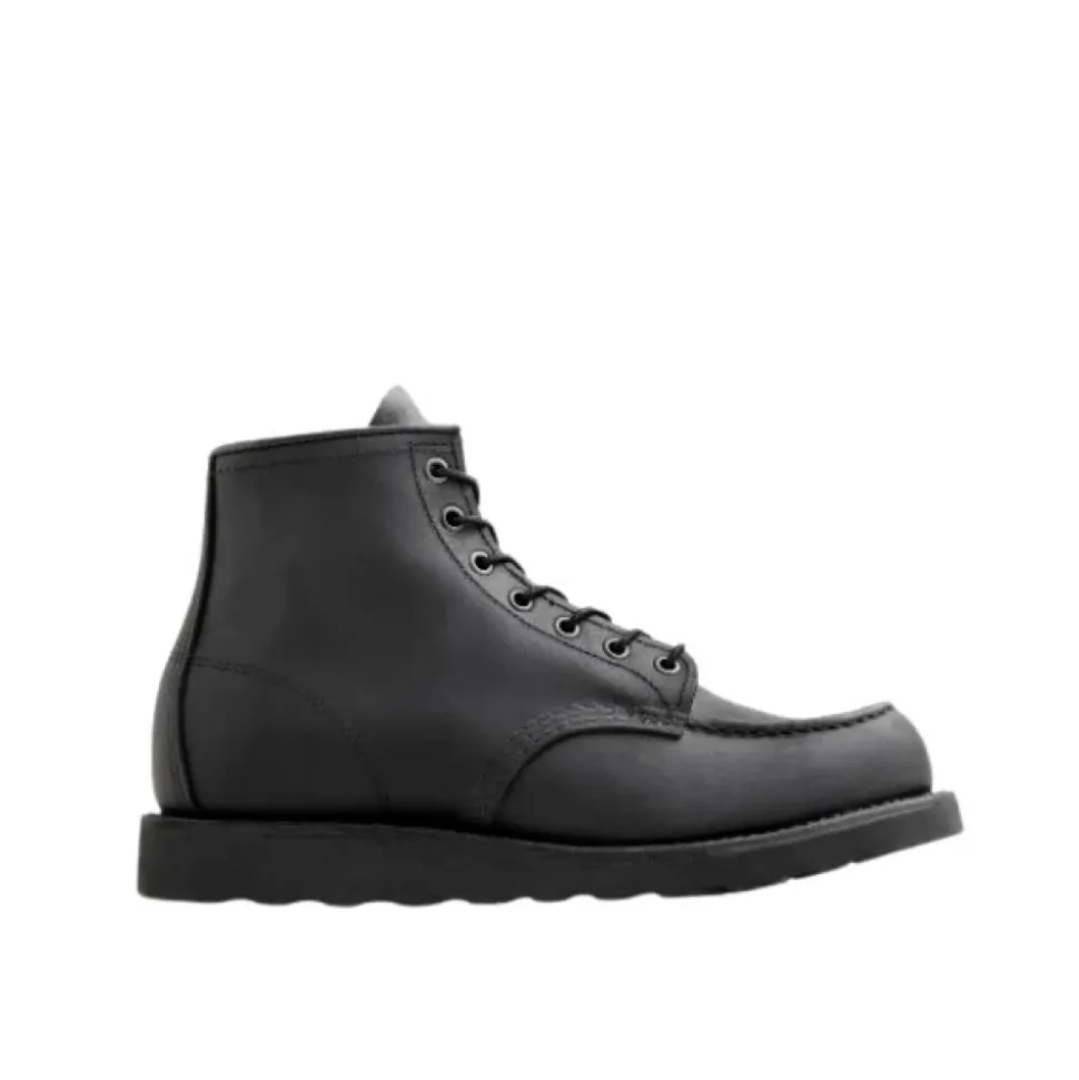 Klasyczne skórzane buty typu Moc, czarne