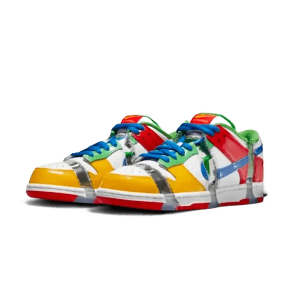 Kolorowe Ebay Dunk Low OG Buty Skate