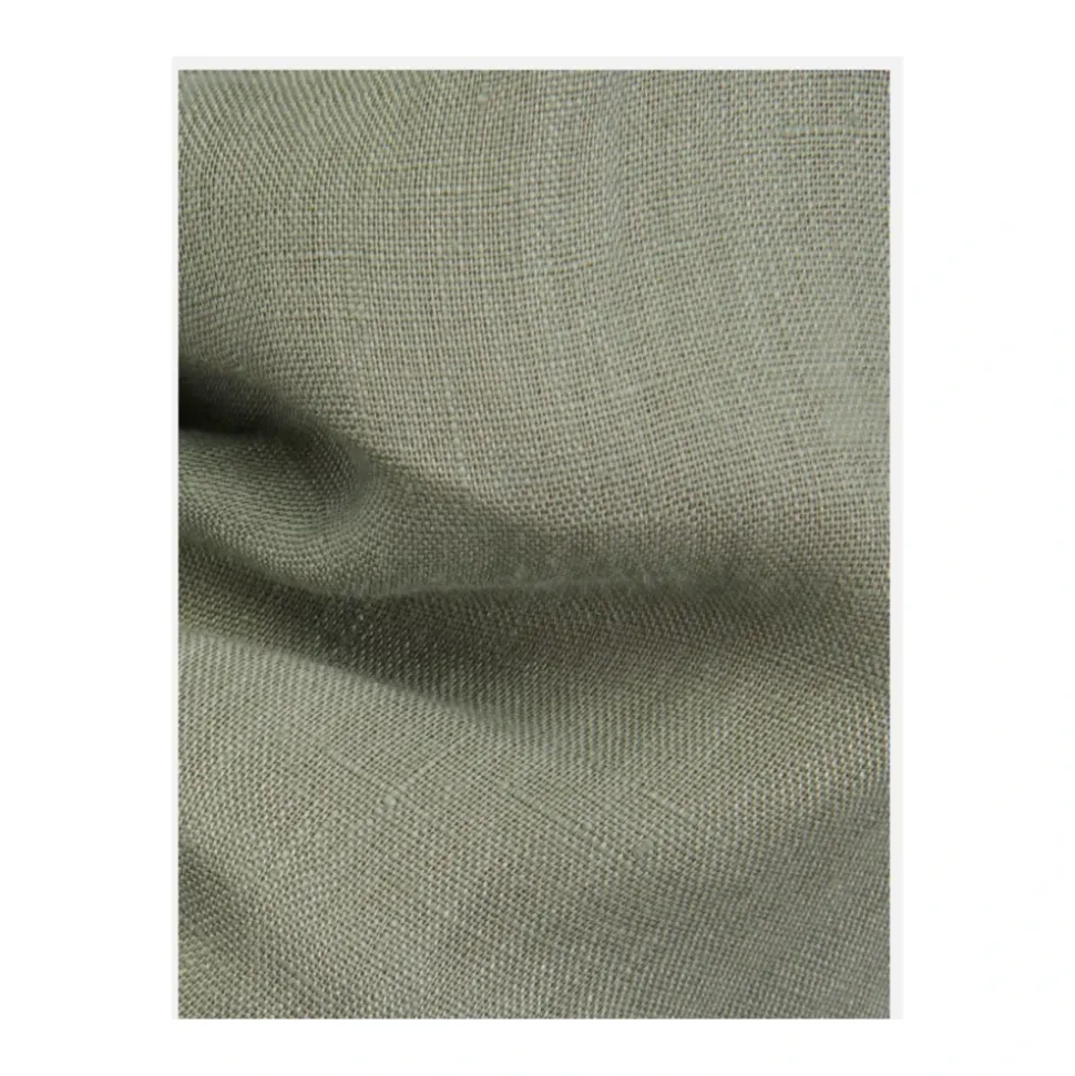 Koszula lniana z kołnierzykiem francuskim