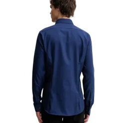 Koszula męska bawełniana slim fit, rozciągliwa, nieprasująca się