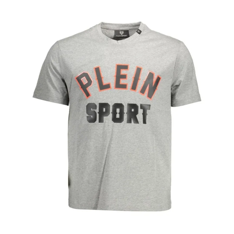 Krótki bawełniany T-shirt