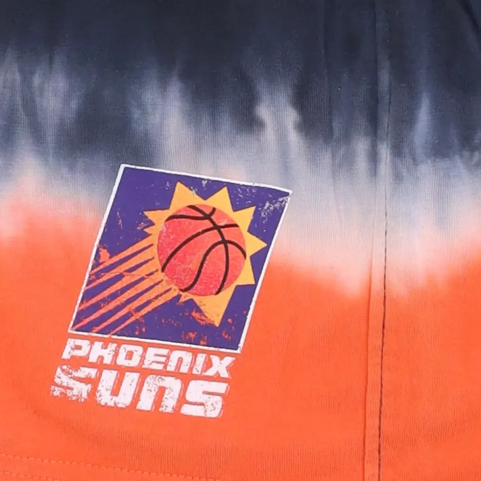 Krótkie spodnie NBA poziome krawat bar barwnik krótkie drewniane klasyki Phosun