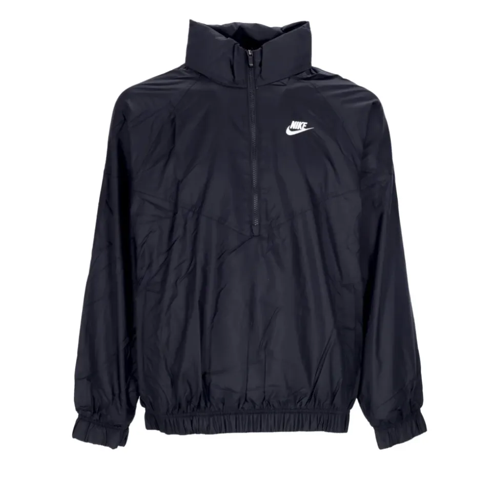 Kurtka Anorak Windbreaker Czarno-Biała