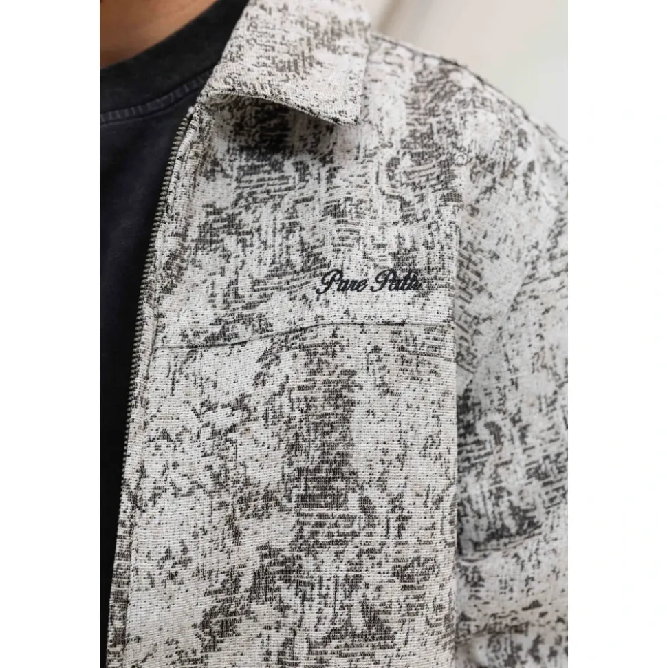 Kurtka Jacquard Flower Full-zip