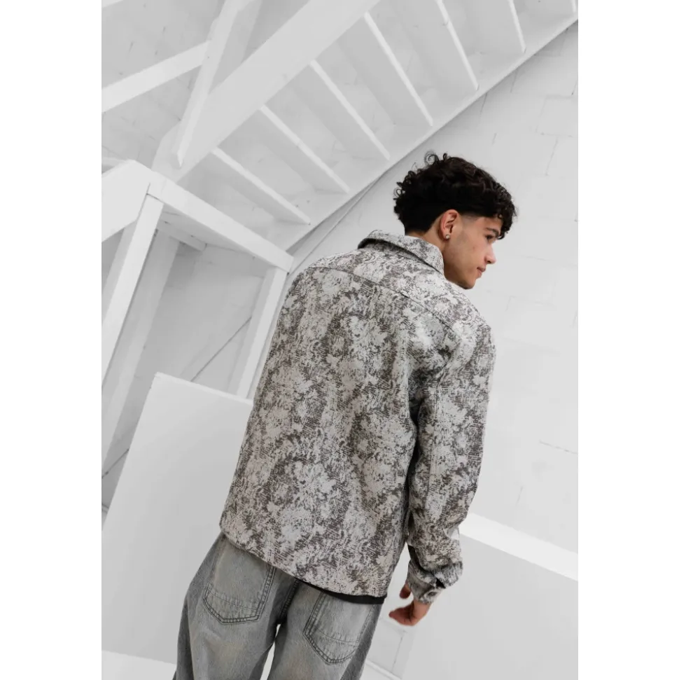 Kurtka Jacquard Flower Full-zip