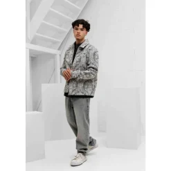 Kurtka Jacquard Flower Full-zip