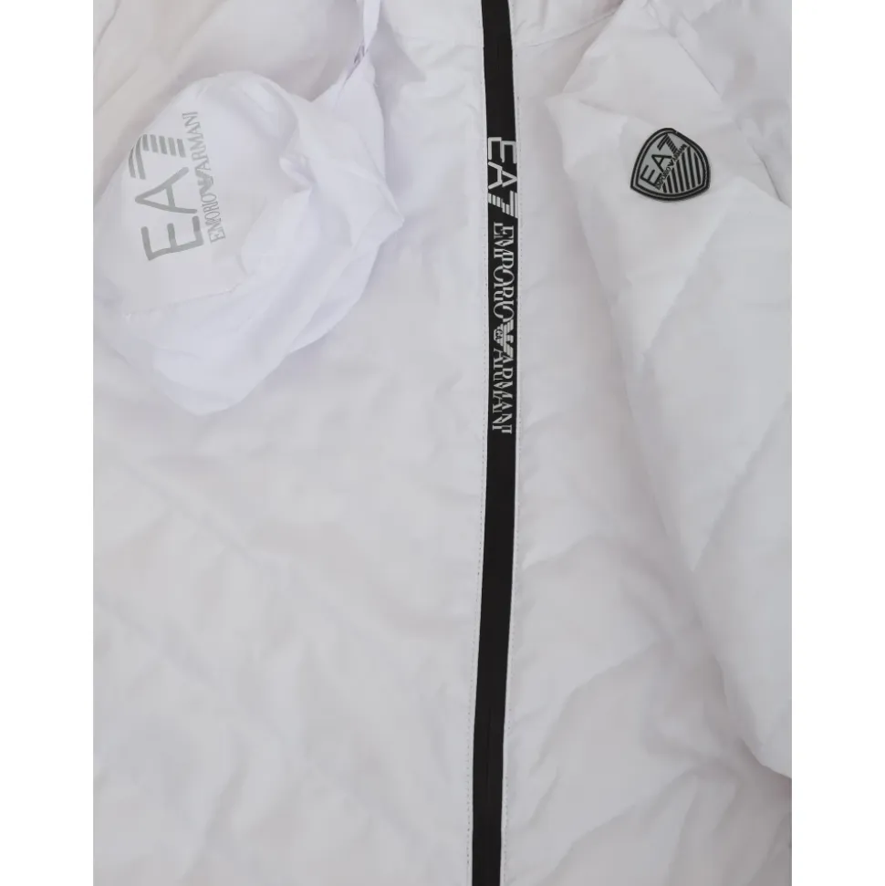 Kurtka puchowa z kapturem Premium Shield, pakowana
