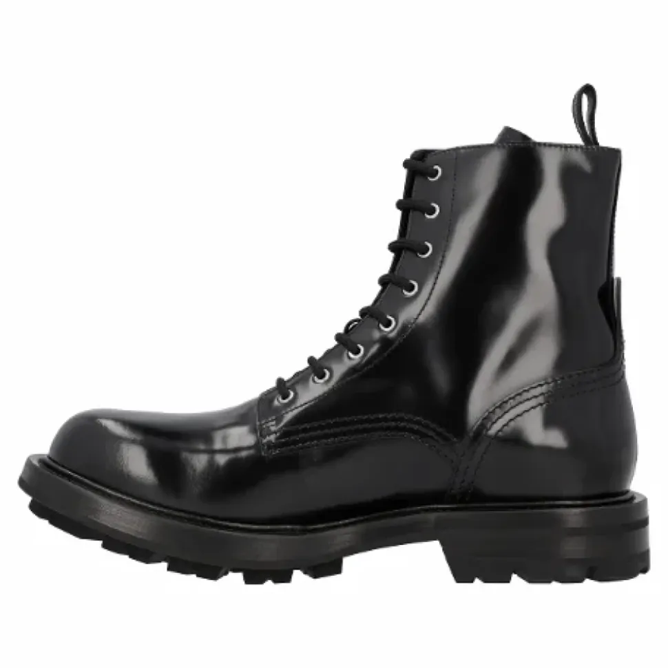 Leather boots