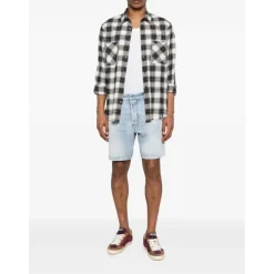 Light Diagonale Wash Shorts