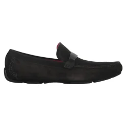 Loafersy z Kwadratowym Nosem i Gumowymi Kołkami