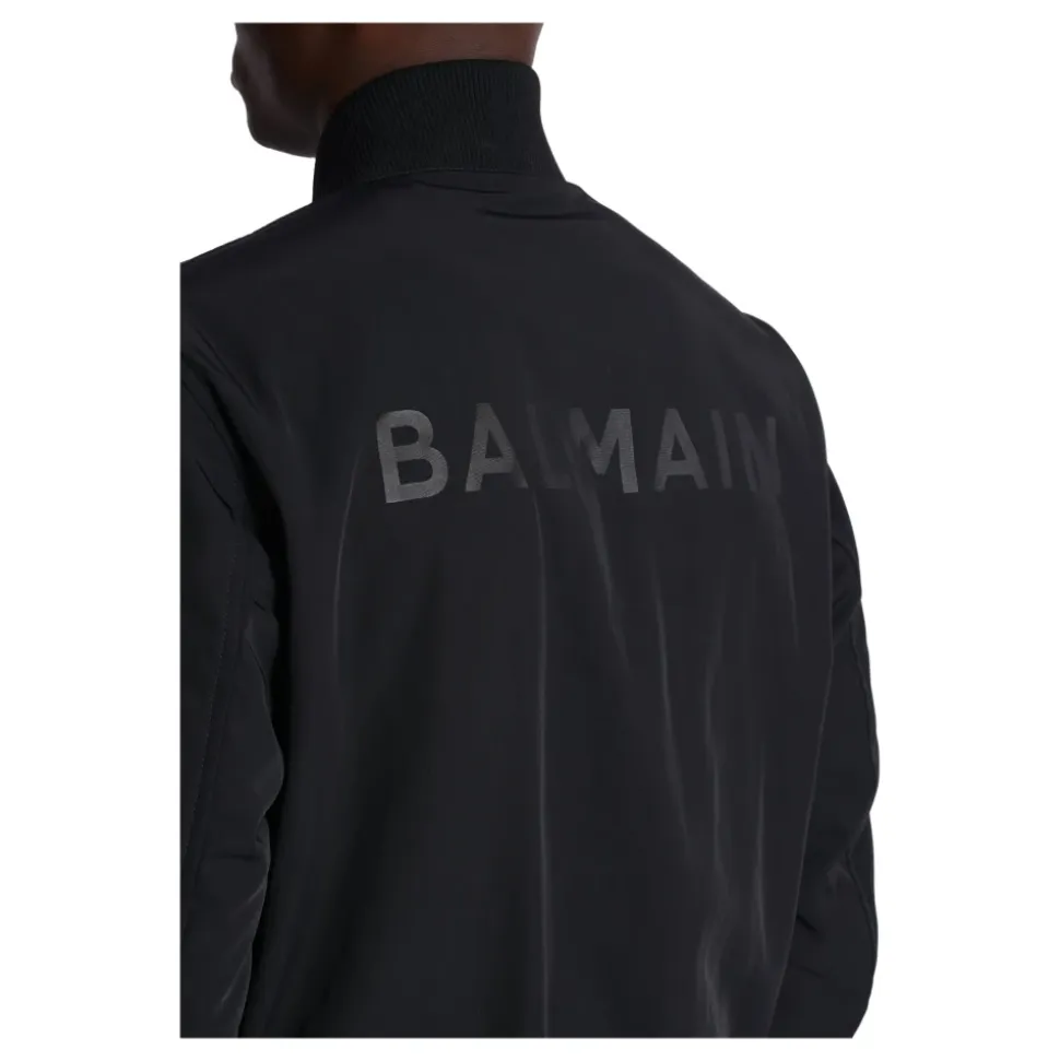 Logo Nylon Bomber Jacket