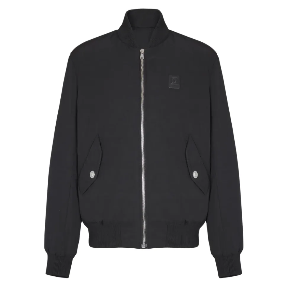 Logo Nylon Bomber Jacket