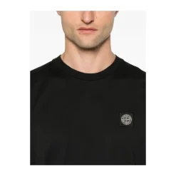 Logo Patch Cotton T-Shirt