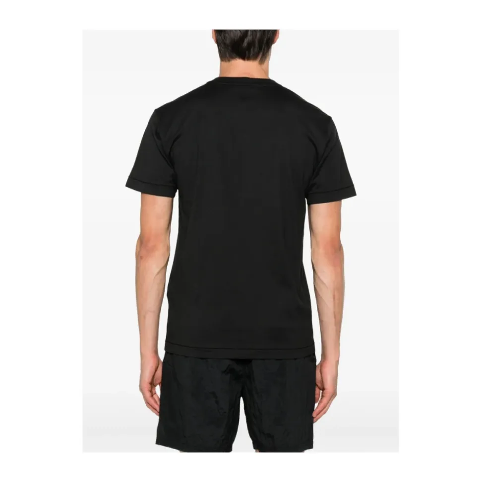 Logo Patch Cotton T-Shirt