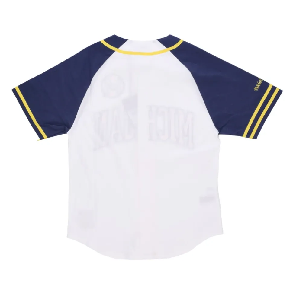 Michigan Wolverines Baseball Style Jersey