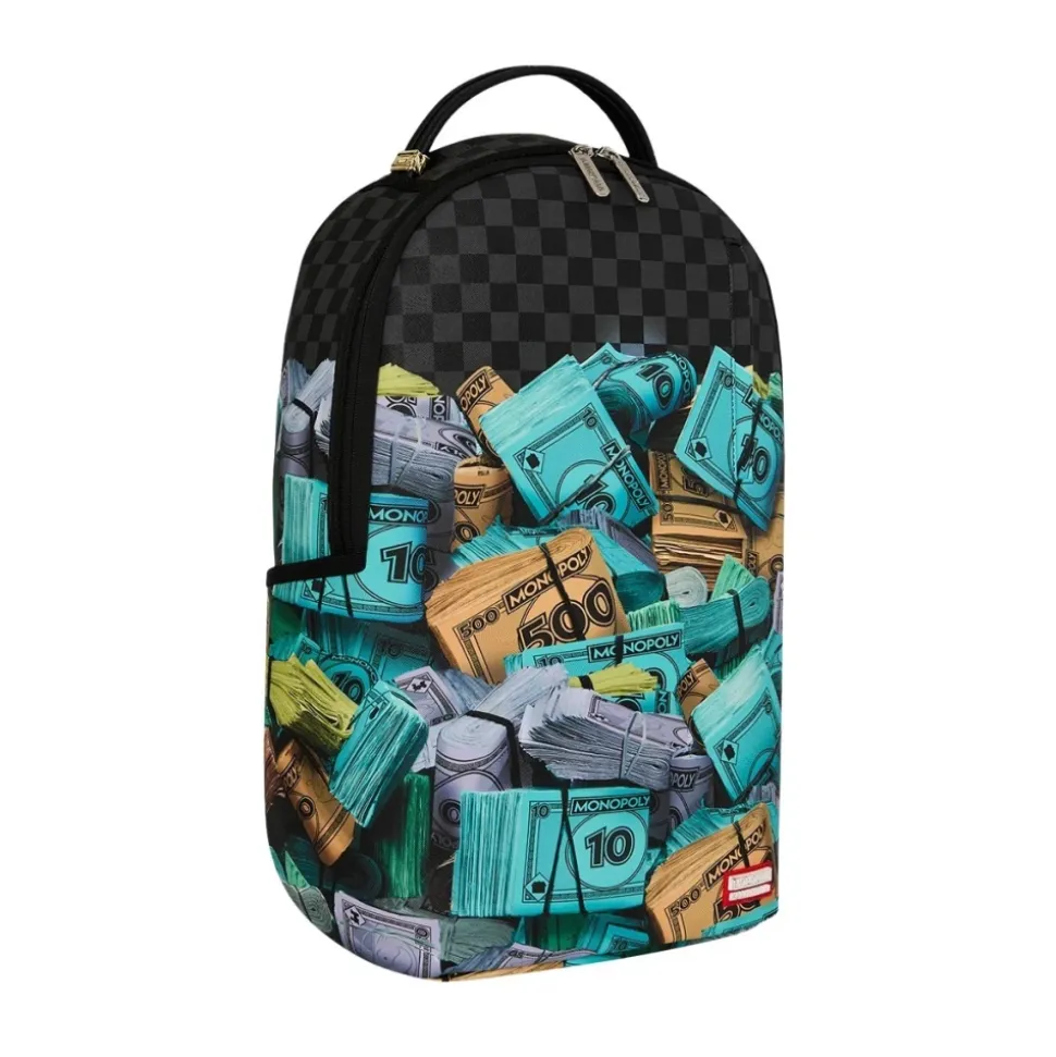 Monopoly Money Stacks Backpack