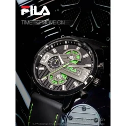 Męski Zegarek Chronograf Bransoleta Silikonowa FILASTYLE 38-175