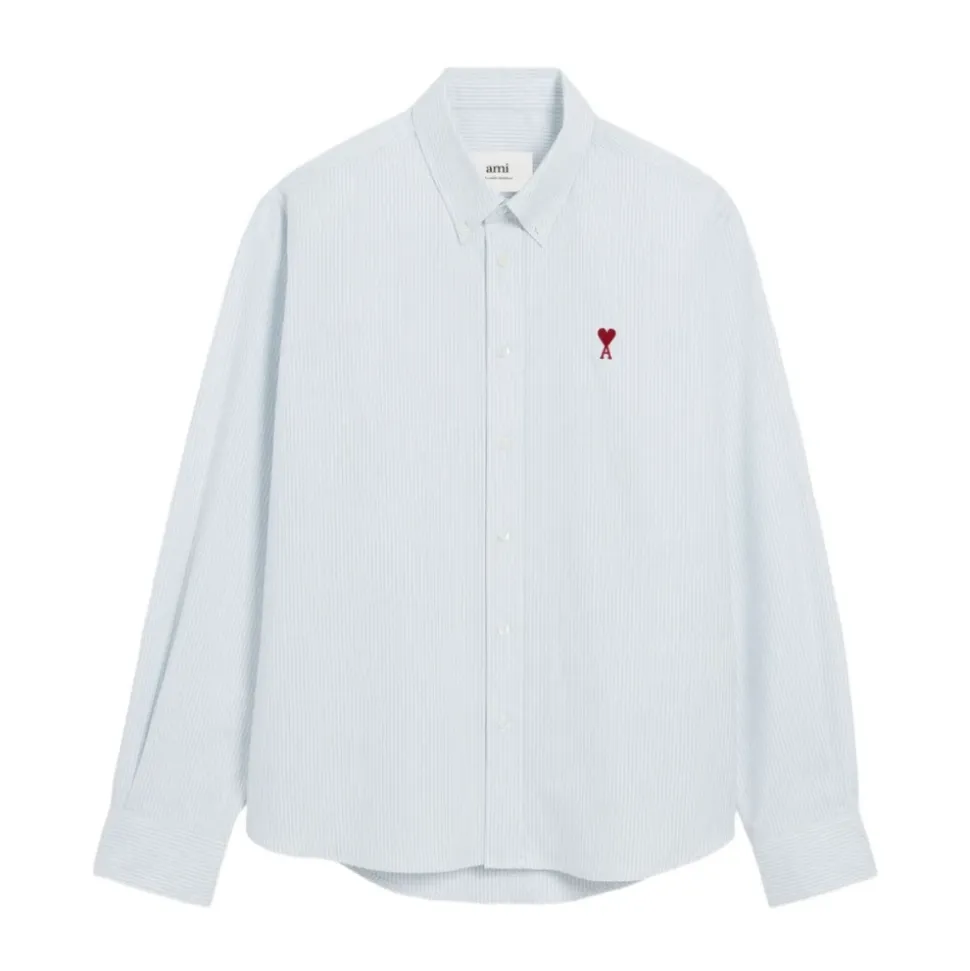 Niebieska Koszula Bawełniana AW25