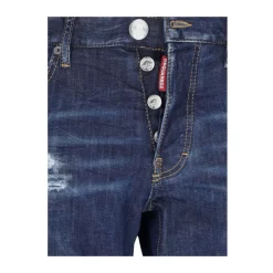 Niebieskie Bawełniane Cool Guy Jeans