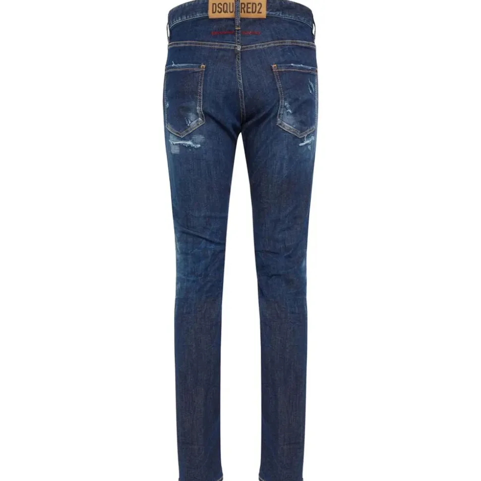 Niebieskie Bawełniane Cool Guy Jeans