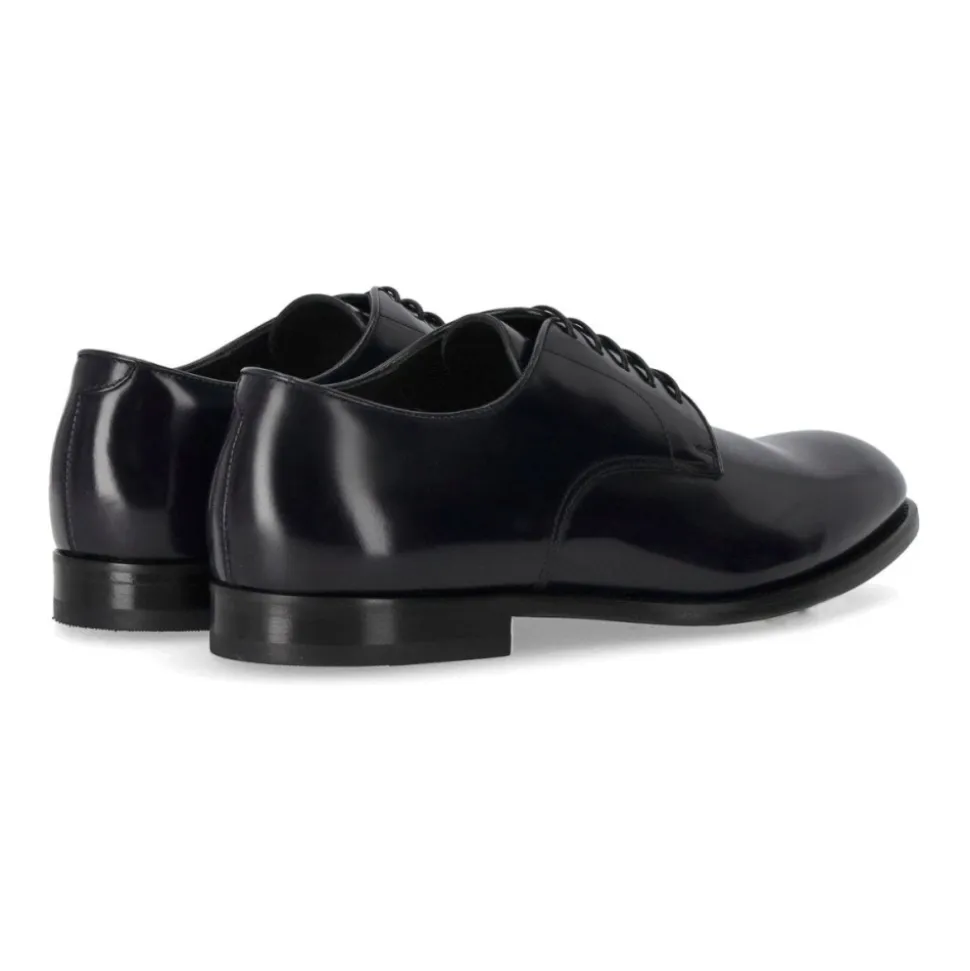 Niebieskie Derby Horse Lace Up